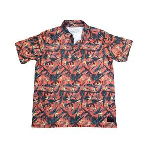 Grunt Style Range Paradise Palm Print Polo